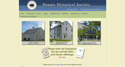 Desktop Screenshot of dennishistsoc.org